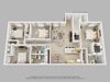 Four Bedroom Three Bath Floor Plan